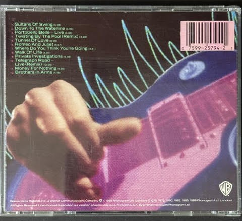 Dire Straits – Money For Nothing (CD, 1988, Warner Bros. Records 9 25794-2, US Specialty Pressing)