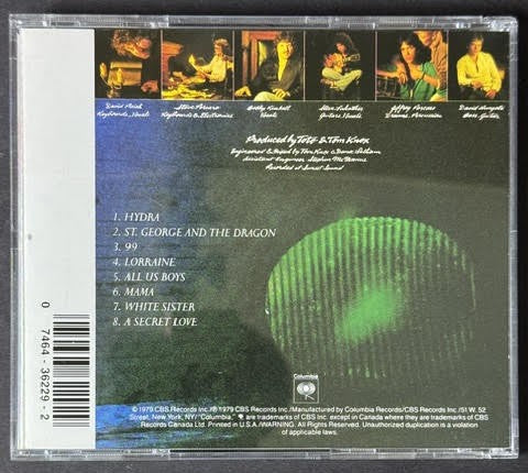 Toto – Hydra (CD, Columbia IDK 36229, Canadian Reissue)