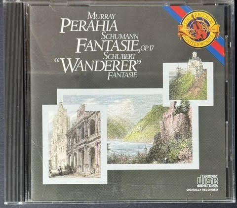 Murray Perahia, Schumann / Schubert* – Fantasie, Op.17 / "Wanderer" Fantasie (CD, Reissue, CBS Masterworks MK 42124)
