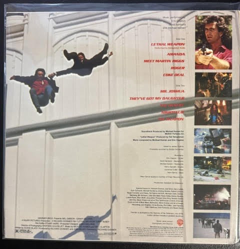 Michael Kamen, David Sanborn, Eric Clapton And Honeymoon Suite – Lethal Weapon: Original Motion Picture Soundtrack (Vinyl LP, 1987, Warner Bros. Records W1 25561, Canadian Club Edition)