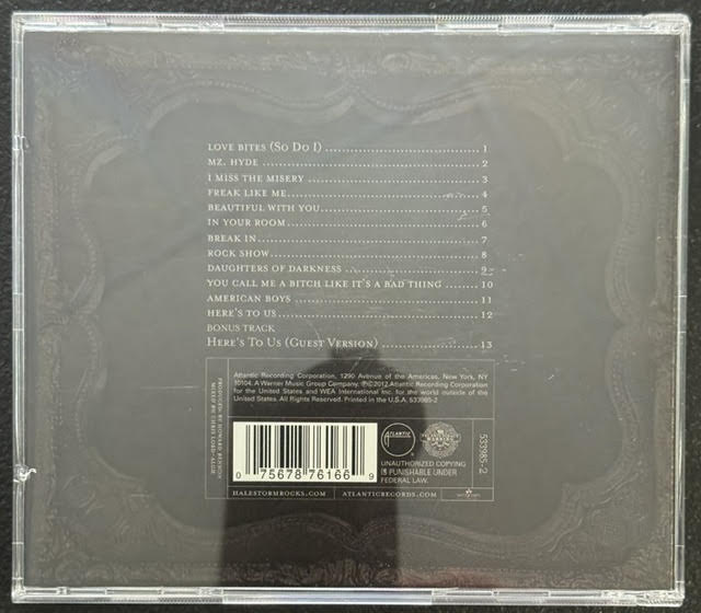 Halestorm – Halestorm (CD, 2009, Atlantic 7567-87616-9)