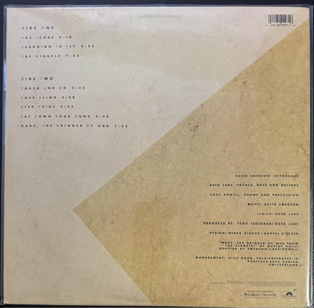 Emerson, Lake & Powell – Emerson, Lake & Powell (LP, Album, Stereo, Carrollton Pressing, 1986, Polydor 829 297-1 Y-1)
