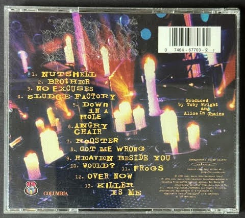 Alice In Chains – MTV Unplugged (CD, 1996, Columbia CK 67703, Sony Music Pitman)