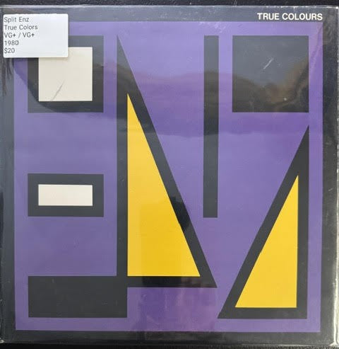 Split Enz – True Colours (LP, 1980, A&M Records SP-4822, Etched Vinyl, Purple Cover, Pitman Pressing)