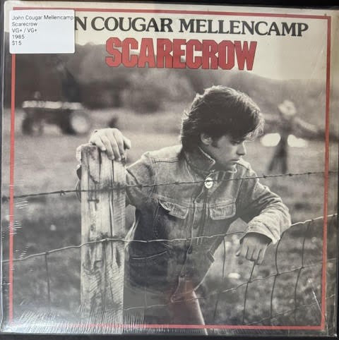 John Cougar Mellencamp – Scarecrow (Vinyl LP, 1985, Riva 824 865-1 M-1, CRC Club Edition, Carrollton Pressing)
