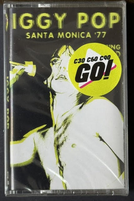 Iggy Pop Featuring David Bowie – Santa Monica ’77 (Cassette, 2022, C30 C60 C90 GO! CGO-C 005)