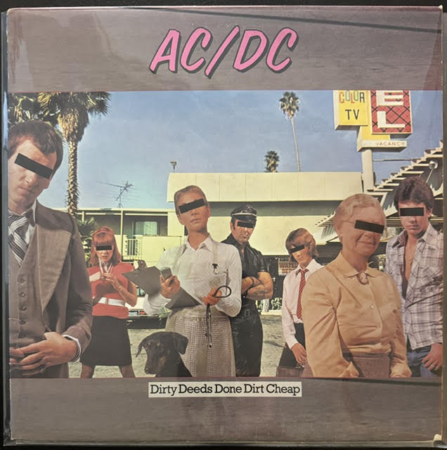 AC/DC – Dirty Deeds Done Dirt Cheap (Vinyl, LP, Album, Reissue, Specialty Records Pressing, 1981, Atlantic SD 16033)