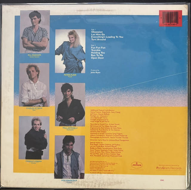 Animotion – Animotion (LP, Album, Club Edition, 1984, Mercury 822-580-1)