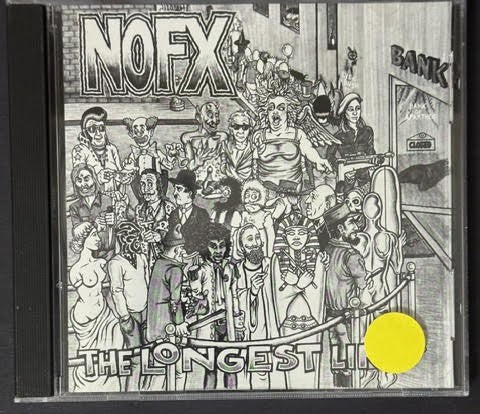 NOFX – The Longest Line (CD, EP, 1992, Fat Wreck Chords FAT 503-2, Negative Print)
