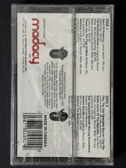 Boxcar Willie – The Spirit Of America (Cassette, 1991, Madacy)