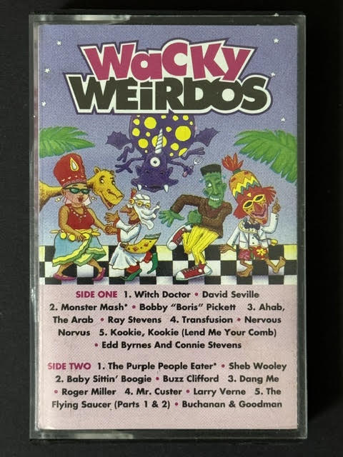 Various – Wacky Weirdos (Cassette, 1992, K-Tel 30374)