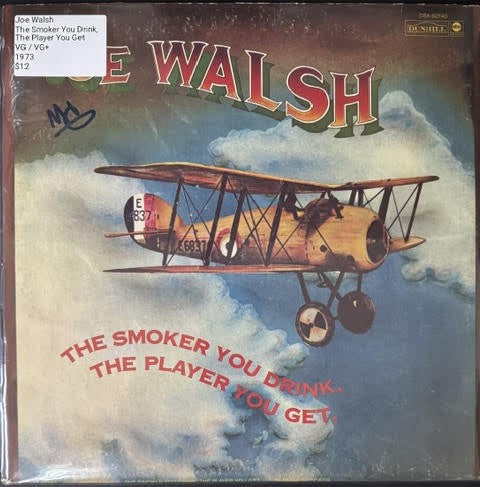 Joe Walsh – The Smoker You Drink, The Player You Get (Vinyl LP, 1973, Dunhill/ABC Records DSX-50140, Pitman Pressing, Gatefold)
