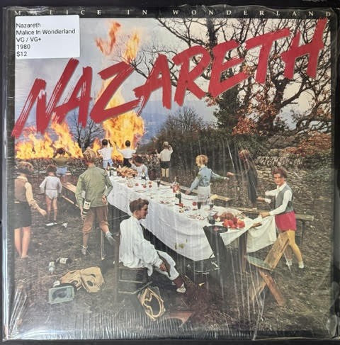 Nazareth – Malice In Wonderland (Vinyl LP, 1980, A&M Records SP-4799, Terre Haute Pressing)
