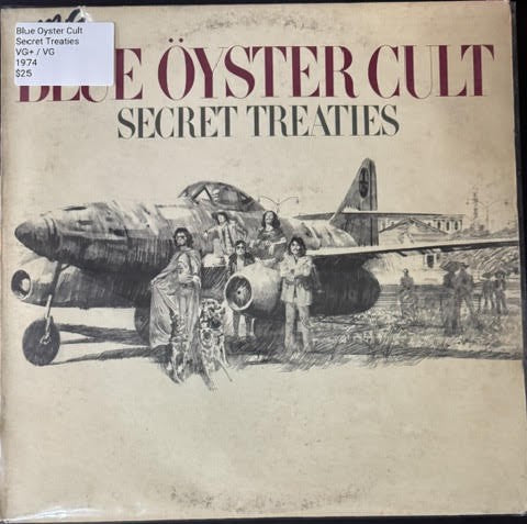 Blue Oyster Cult – Secret Treaties (Vinyl LP, 1974, Columbia KC 32858, Pitman Pressing, Textured Cover)