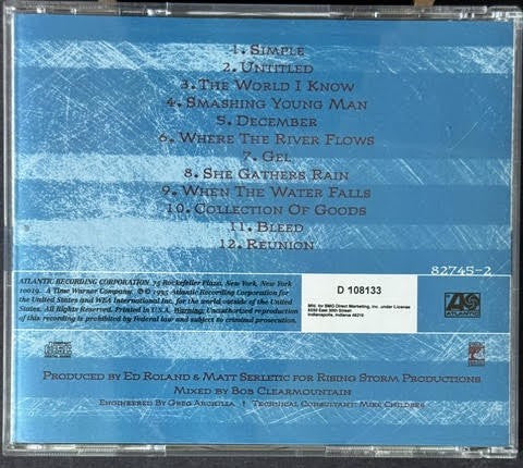 Collective Soul – Collective Soul (CD, 1995, Atlantic 82745-2, BMG Club Edition D108133)