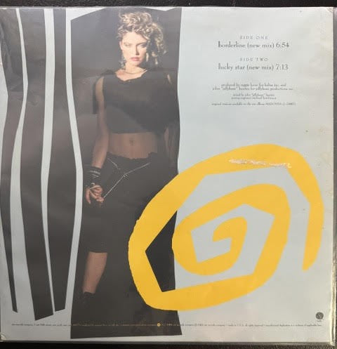 Madonna – Borderline (12" 45 RPM Maxi-Single, 1984, Sire 0-20212, Specialty Pressing, US)