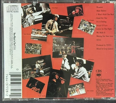 Toto – Toto IV (CD, CBS CK 37728, U.S. Reissue, Sony Music Pitman)