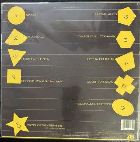 Genesis – Genesis (Vinyl LP, 1983, Atlantic A1-80116, US Columbia House Club Edition)