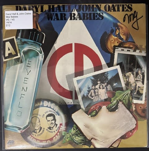 Daryl Hall & John Oates – War Babies (Vinyl LP, 1974, Atlantic SD 18109, Presswell Pressing)
