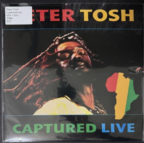 Peter Tosh – Captured Live (Vinyl LP, 1984, EMI America ST-17126, Stereo, Winchester Pressing)