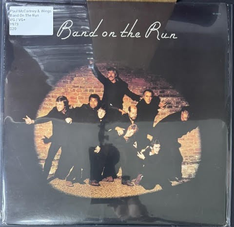 Paul McCartney & Wings – Band On The Run (LP, Album, Stereo, 1973, Apple Records SO-3415)