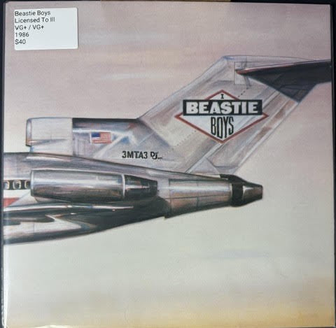 Beastie Boys – Licensed To Ill (Vinyl, LP, Album, Carrollton Pressing, 1986, Def Jam Recordings / Columbia FC 40238)