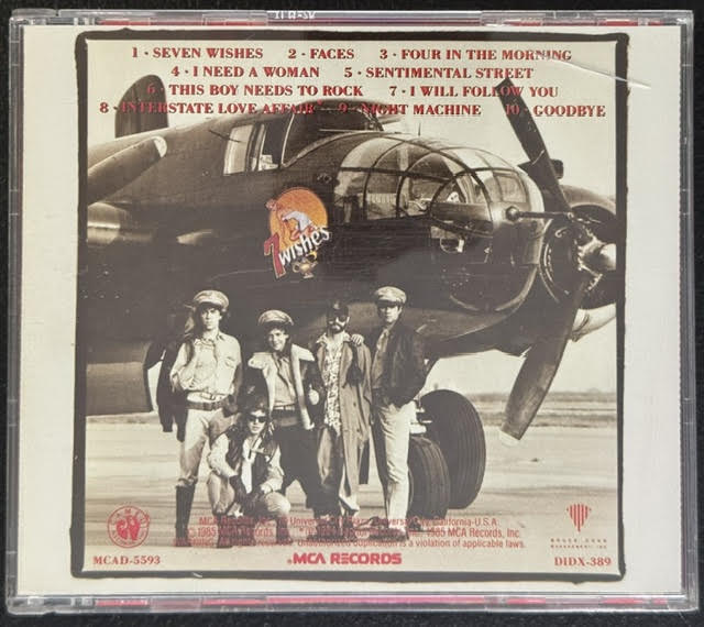Night Ranger – 7 Wishes (CD, MCA Records MCAD-5593)