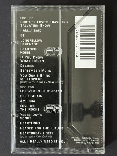 Neil Diamond – The Greatest Hits 1966-1992 (2-Cassette Compilation, 1992, Columbia C2T 52703)