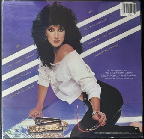 Cher – I Paralyze (LP, Album, 1982, Columbia FC 38096)