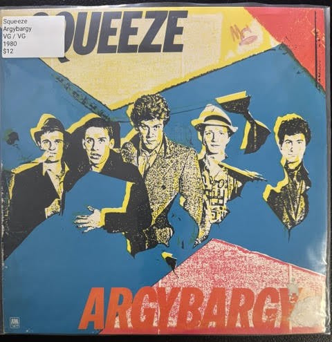 Squeeze – Argybargy (Vinyl LP, 1980, A&M Records SP-4802, US Santa Maria Pressing)