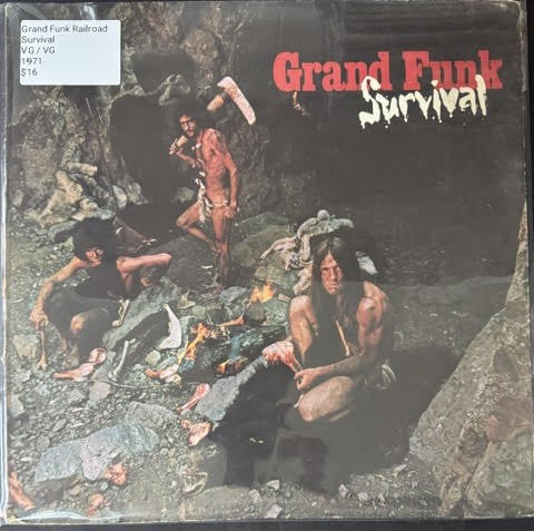 Grand Funk Railroad – Survival (Vinyl LP, 1971, Capitol Records SW-764, Winchester Pressing, Textured Jacket)