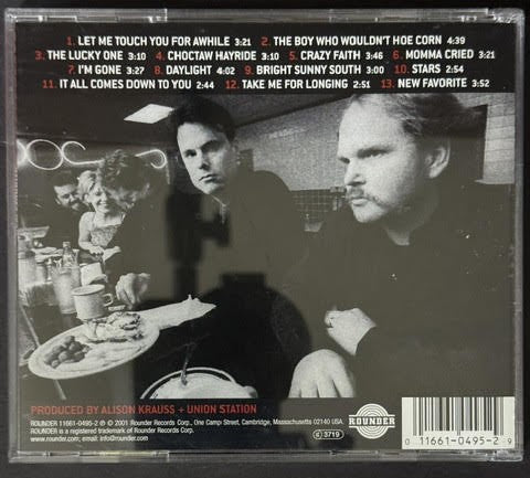 Alison Krauss & Union Station – New Favorite (CD, 2001, Rounder Records 11661-0495-2, PMDC/UML, US)