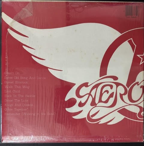 Aerosmith – Aerosmith's Greatest Hits (Vinyl LP, 1980, Columbia FC 36865, Terre Haute Press)