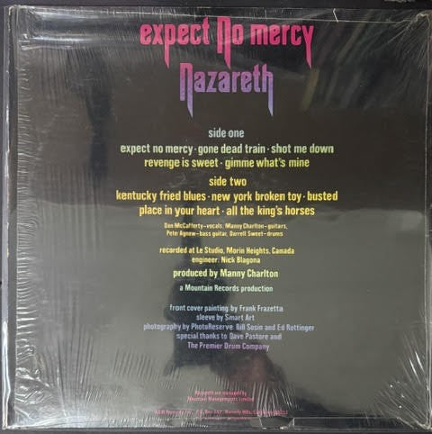 Nazareth – Expect No Mercy (Vinyl LP, 1977, A&M Records SP-4666, Monarch Pressing)