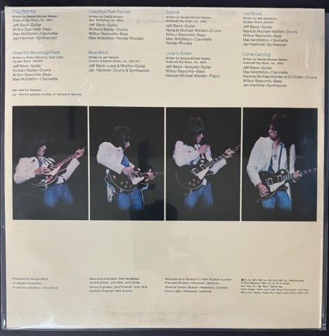 Jeff Beck – Wired (Vinyl LP, 1976, Epic PE 33849, Pitman Pressing)