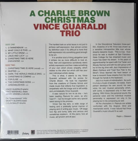 Vince Guaraldi Trio – A Charlie Brown Christmas (Vinyl, LP, Album, Limited Edition, Picture Disc, Reissue, Zoetrope, 2025, Craft Recordings CR00918, Fantasy CR00918)