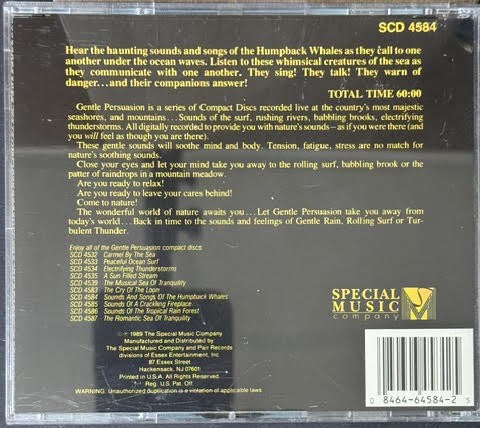 Sounds And Songs Of The Humpback Whales (CD, 1989, Special Music Company SCD 4584)