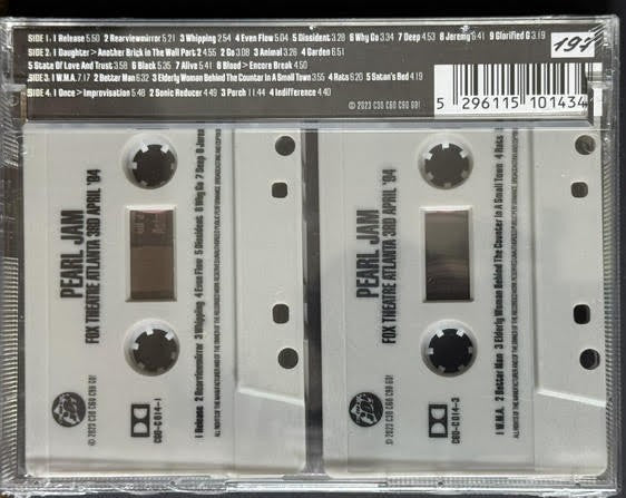 Pearl Jam – Fox Theatre Atlanta GA 3rd April ’94 (2×Cassette, 2023, C30 C60 C90 GO! CGO-2C014)