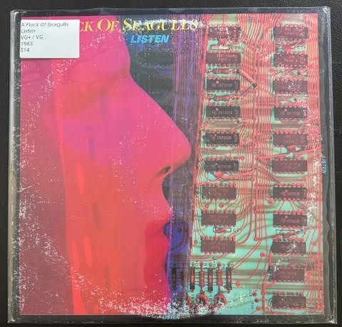 A Flock Of Seagulls – Listen (Vinyl, LP, Album, Stereo, 1983, Jive/Arista JL8-8013, Indianapolis Pressing)