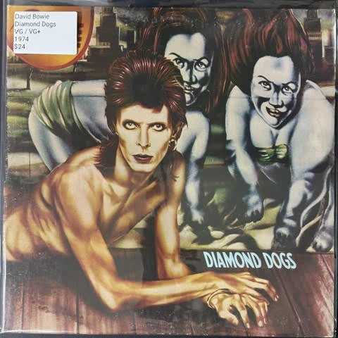 David Bowie – Diamond Dogs (Vinyl LP, 1974, RCA Victor/Mainman CPL1-0576, Indianapolis Pressing, Sterling)