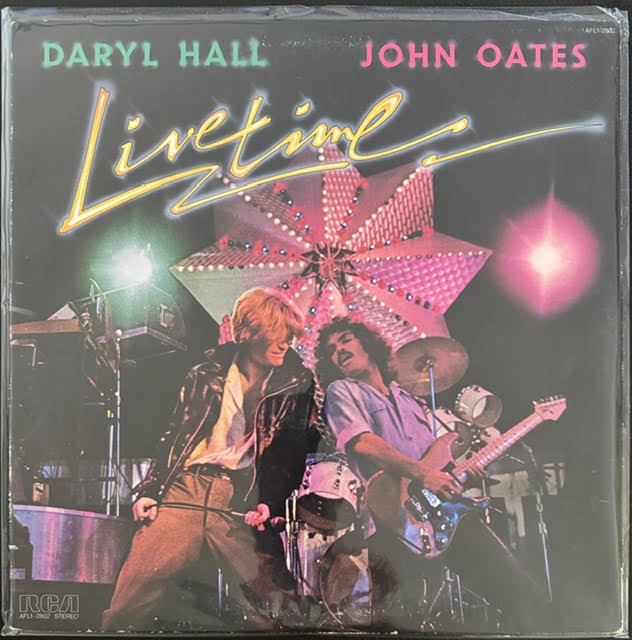 Daryl Hall & John Oates – Livetime (Vinyl, LP, Album, Stereo, Indianapolis Pressing, 1978, RCA Victor AFL1-2802)