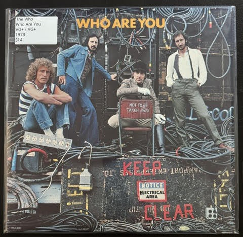 The Who – Who Are You (Vinyl LP, 1978, MCA Records MCA-3050, Monarch Pressing, Sterling Lacquer)