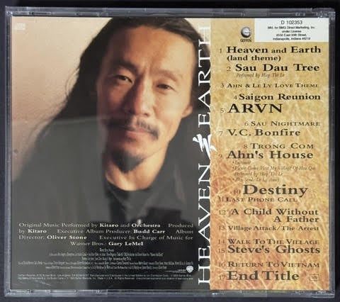 Kitaro – Heaven And Earth (Music From The Motion Picture Soundtrack) (CD, 1993, Geffen Records GEFD-24614, BMG Club Edition D 102353)