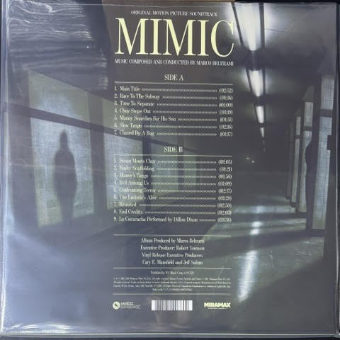 Marco Beltrami – Mimic (Music From The Dimension Motion Picture) (LP, Album, Record Store Day, Deluxe Edition, Stereo, Green, 2022, Varèse Sarabande VSD00466)