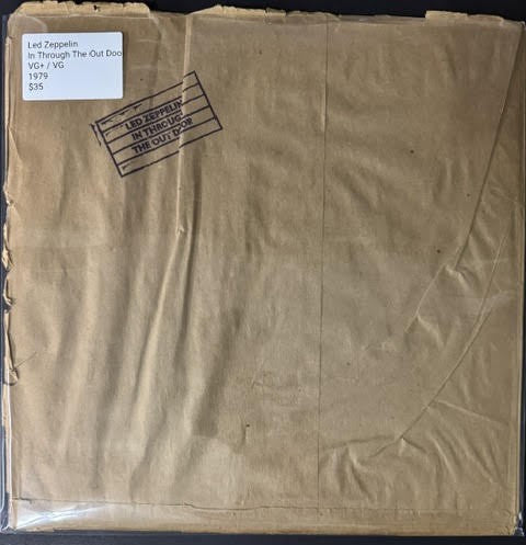 Led Zeppelin – In Through The Out Door (Vinyl LP, 1979, Swan Song SS 16002, “E” Sleeve Variant, Specialty Pressing)