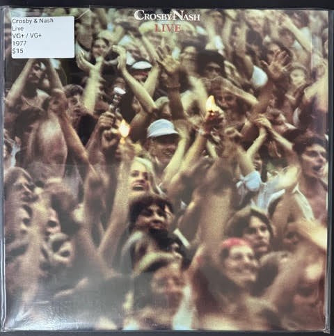 Crosby & Nash – Live (Vinyl LP, ABC Records AA-1042, Stereo Reissue, Santa Maria Pressing)