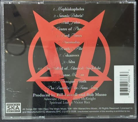 Mephiskapheles – God Bless Satan (CD, 1996, Moon Ska MR666, Allied DT Pressing)