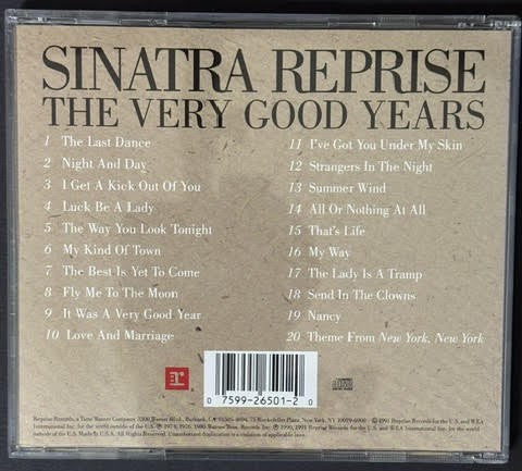 Frank Sinatra – Sinatra Reprise: The Very Good Years (CD, Reprise Records 9 26501-2, US Compilation Reissue)