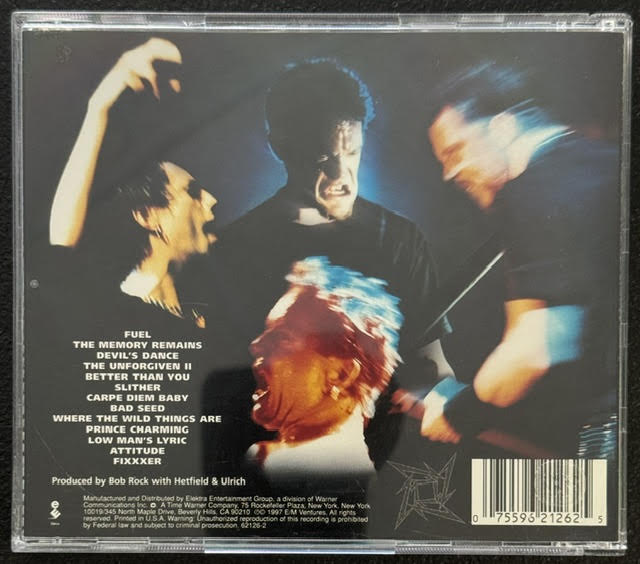 Metallica – Reload (CD, 1997, Elektra 62126-2)