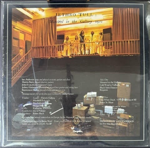 Jethro Tull – Minstrel In The Gallery (Vinyl LP, 1975, Chrysalis CHR 1082, Pitman Pressing)